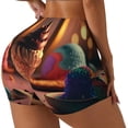 thumbnail image 2 of Kdxio Colorful Cake Ice Cream Print Workout Shorts for Women Seamless Soft Smooth Gym Yoga Scrunch Active Shorts, 2 of 5