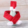 thumbnail image 5 of Accesorios de decoración navideña Red Hat Artículos creativos para el hogar Bufanda polar + sombrero Paquete de 2 oso de fresa Electrónica, 5 of 5