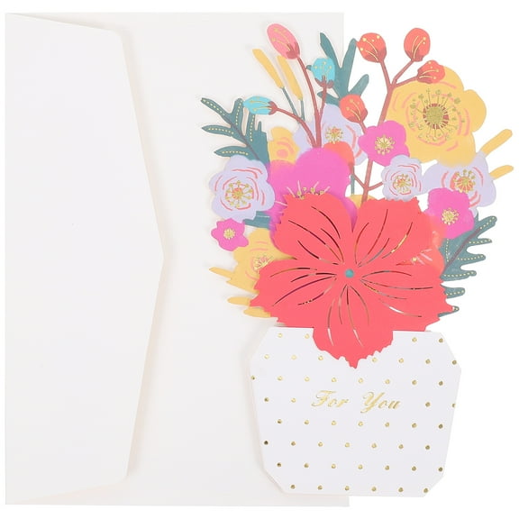 Greeting Card with Flowers Wedding Invitation Kit Blank Cards Baby Gift Mother