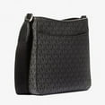 thumbnail image 3 of Michael Kors Jet Set Travel Small Shoulder Messenger Crossbody Bag (Black Signature/Silver Tone), 3 of 8