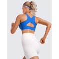 thumbnail image 3 of TEMOGU-Womens Flex Sculpt Racerback Sports Bra - U Neck Medium Impact Padded Wireless Workout Gym Crop Top, 3 of 4