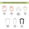 thumbnail image 4 of CHUANK 70x Practical Nylon Fuel Line Clips for Ford Vehicles Environmentally Friendly Retainers Replacement Parts, 4 of 5