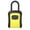 Yellow, variant on 1 Set Key Box with Hanging Hook 4 Digit Password High Hardness Good Security Quick Reset Anti-theft Wall-Mounted Key Safe Combination Padlock for Home