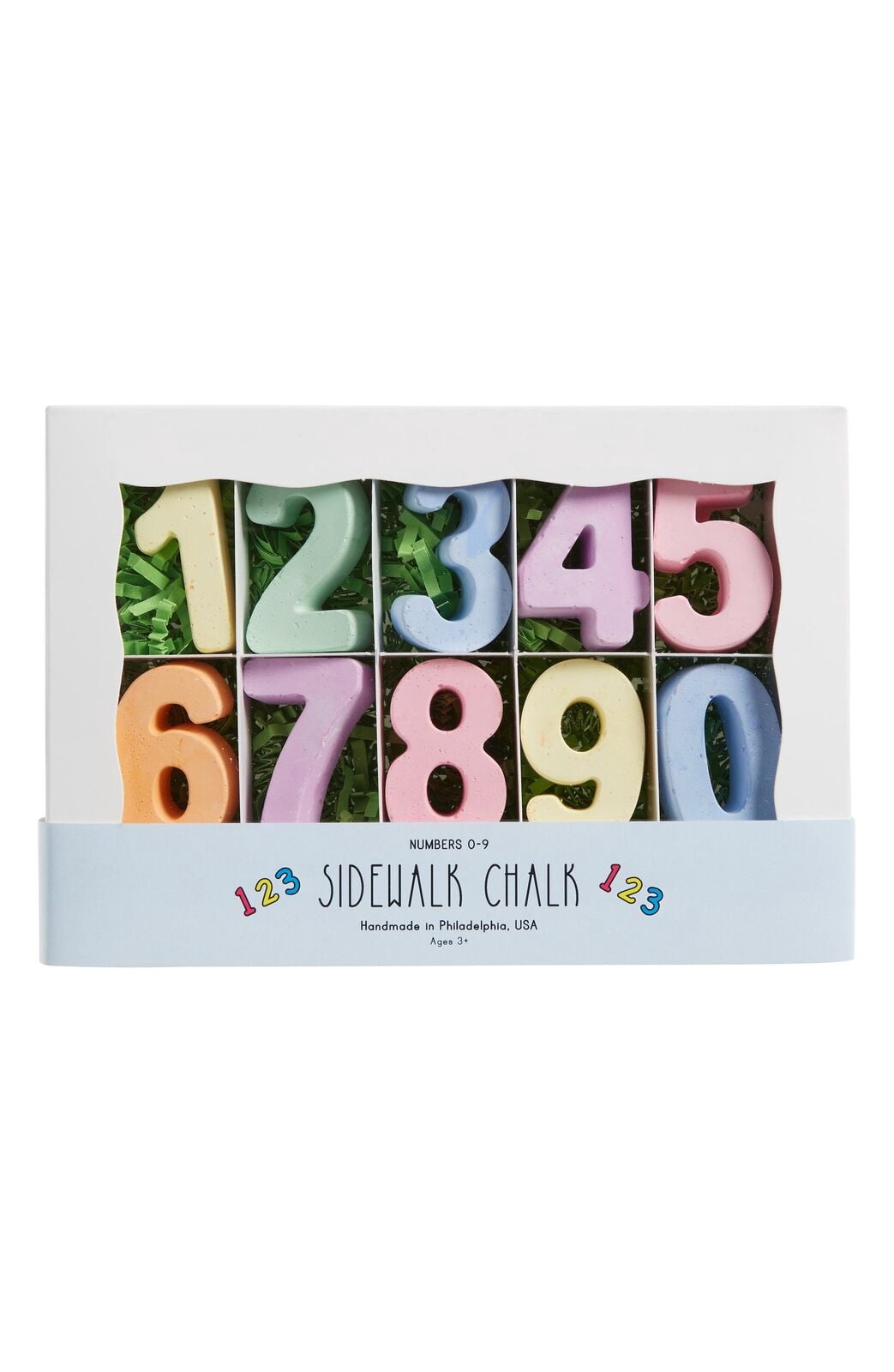 TWEE 9-Piece Numbers Sidewalk Chalk Set in Assorted Colors - Walmart.com