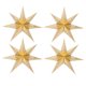 thumbnail image 1 of 4 faroles navideños de papel con forma de estrella, estilo bohemio, para colgar en la pared, de origami de siete puntas, para bodas, fiestas y decoración de ventanas., 1 of 6