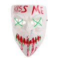 thumbnail image 1 of Máscara Kiss Me Brillante Masquerade con luz fría LED para Halloween, 1 of 2