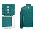 thumbnail image 6 of Dasawamedh Men's Running Sport Track Jacket Full Zip Workout Athletic Fitness Jackets for Training Teal Green Heather XL, 6 of 6
