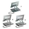 thumbnail image 6 of Foldable Rotating Laptop Stand With Type C Adapter 100W Charging RJ45 Networking, 6 of 13