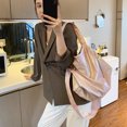 thumbnail image 1 of Bolso bandolera JShteea de gran capacidad Para mujer nailon rosa, 1 of 9