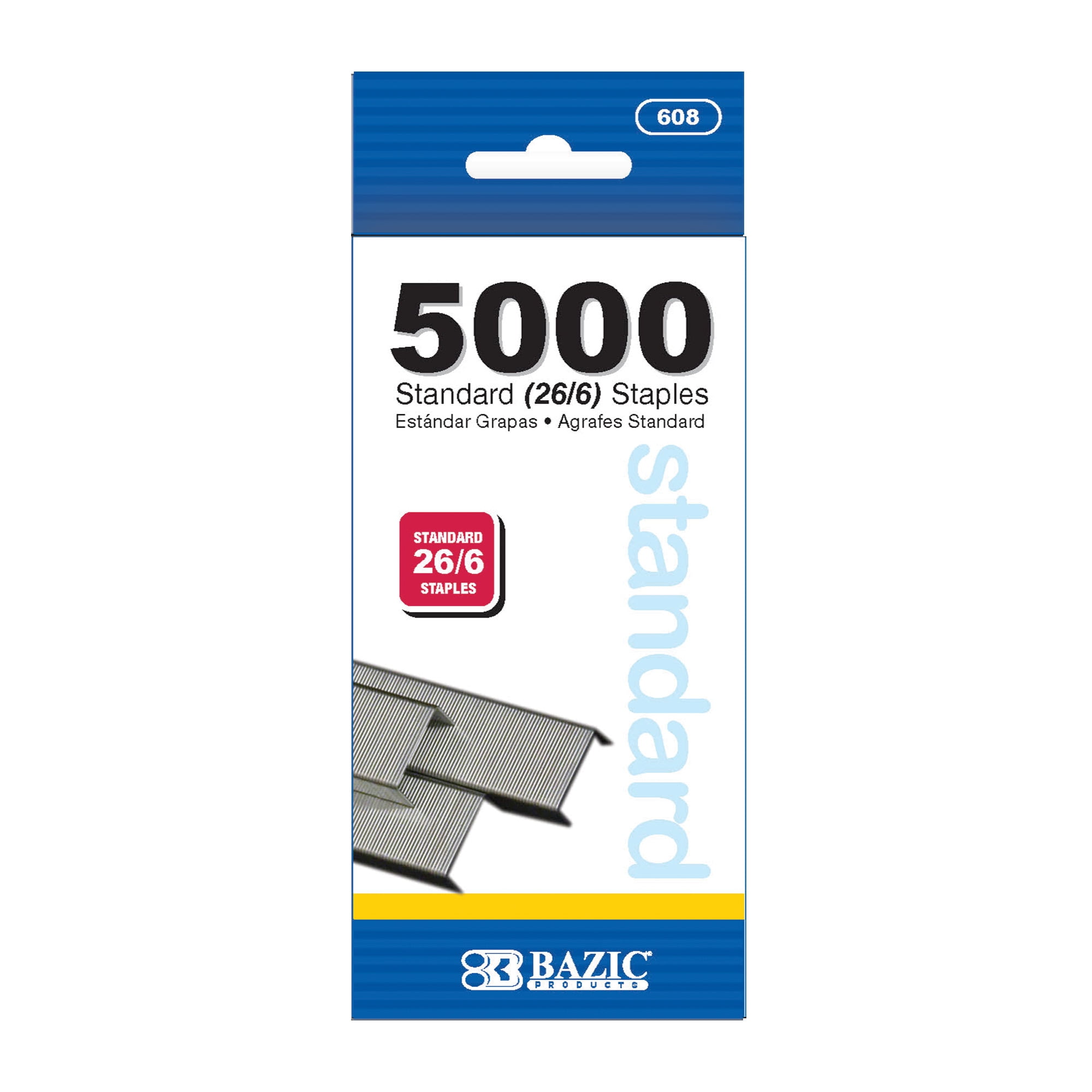 bazic-staples-standard-26-6-5000-pack-stapler-refill-standard-size