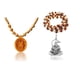 thumbnail image 1 of Kamada Combination of Shri KhatuShyam ji round pendant tulsi mala and Hanuman Rudraksha mala,Spritual Pendant Necklace for Women and Men, 1 of 5