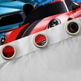 thumbnail image 4 of Homewish Colorful Race Car Black Out Curtains,Teens Extreme Sport Curtains Pack of 2 (42x63 Each),Blue Red Bedroom Curtains For Boys,Luxury Bedroom Decor, 4 of 6