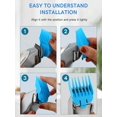 thumbnail image 4 of 8pcs/Set Colorful Electric Hair Cutter Limit Comb Set - Essential Spare Parts For Professional Hair Cutting, 4 of 5