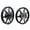 black, variant on Ebike 36T Alloy Wheels with Toothed for Motor Electric Vehicle Rear Wheel Silver