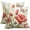 Red Floral, variant on Spring Summer Flower Pillow Covers 18x18 Inch Set of 2 Red Floral Butterfly Summer Outdoor Throw Pillows Spring Farmhouse Pillowcases Cotton Linen Cushion Covers for Couch Bed Sofa Chair Home Decor