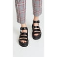 thumbnail image 3 of Dr. Martens Blaire Fisherman Sandalia de cuero Brando negro para mujer, 3 of 5