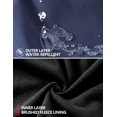 thumbnail image 4 of Little Donkey Andy Men's Softshell Jacket with Removable Hood, Fleece Lined and Water Repellent Deep Blue Size M, 4 of 7