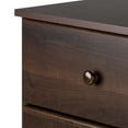 thumbnail image 6 of Home Square 2-Piece Set with 6-Drawer Double Dresser 4-Drawer Chest in Espresso, 6 of 8