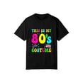thumbnail image 4 of This Is My 80s Costume 80's Party 1980s Costume T-Shirt, OdeJous Funny T-Shirt Black, XL, 4 of 5