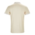thumbnail image 3 of Men's 1/3 Zippered Retro Short Sleeved T Shirt Clothes, 3 of 7