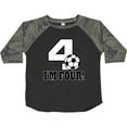 thumbnail image 3 of Inktastic 4th Birthday Soccer 4 Year Old Boys or Girls Toddler T-Shirt, 3 of 5