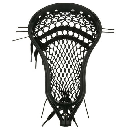 String King Mark 2A Attack Type 4s Semi-Soft Mid Strung Black Lacrosse (Best Lacrosse Heads For Attack)