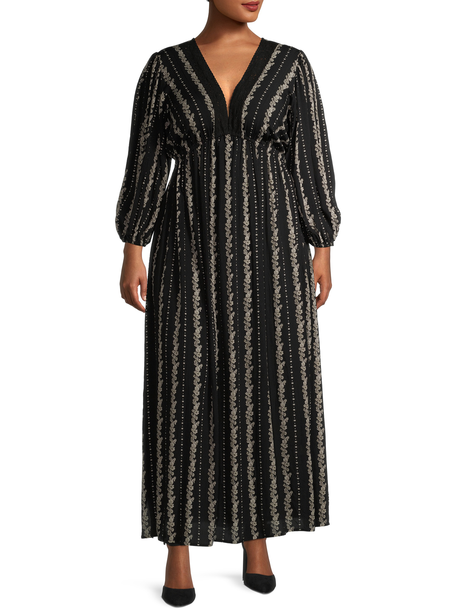 plus size gypsy maxi dress