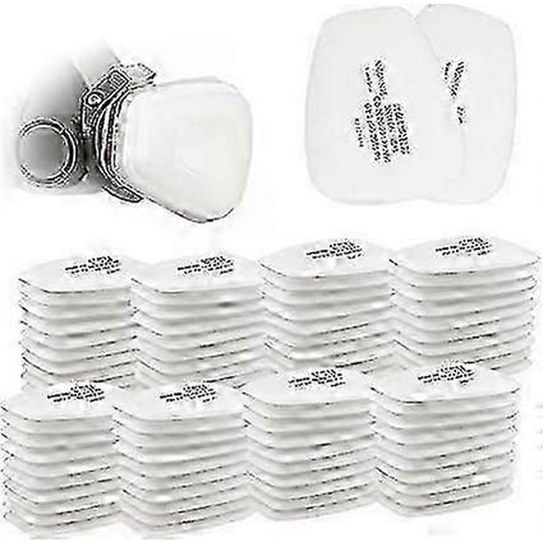 Pack of 80 Face Cover Filter Particulate Filter Protection, 5N11 Replacement Filters, Cartridge for 3M 6000/6200/7502/6800/7501/FF402 (10.5 x 8.5 x 0