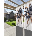 thumbnail image 3 of nqOlkjepod Outdoor Curtains for Patio Waterproof, Modern Animals Print Outdoor Privacy Panels Grommet, Watercolor Chic Spiders Blackout Outside Curtains for Porch/Cabana/Pergola 54"x108", 1 Panel, 3 of 8