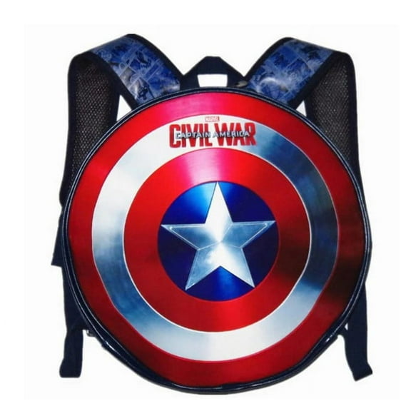 Captain America Shield Round Backpack approx 17"