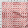 thumbnail image 4 of oneOone Rayon Pink Fabric Circle Sewing Material Print Fabric By The Yard 56 Inch Wide, 4 of 4