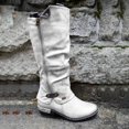 thumbnail image 1 of THORMN New Knee High Boots Cowboy Knee Boots Warm Zip Platform Long Boots Ladies Vintage Low Heel Women Boots For Women, 1 of 2