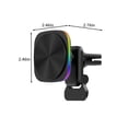 thumbnail image 3 of Luces para el Coche 15W Carga Inalámbrica Del Coche Rgb Luz Ambiental, Adecuada para la Carga Inalámbrica de Teléfonos Ios Y Android Luz para Teléfono, 3 of 8