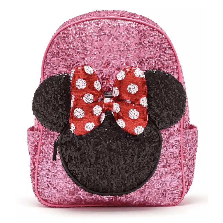 PINK SEQUINS DISNEY MINI MOUSE sale THEMED BACKPACK HANDBAG