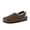 Dark taupe, variant on Cushionaire Luz Suede Clogs for Women with Fuzzy Lining