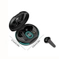 thumbnail image 3 of Wireless Bluetooth Headset 5.4 In Ear LED Display Power Cool Headphones Built In Microphone Immersive Sound Headset With Charging Case, 3 of 9