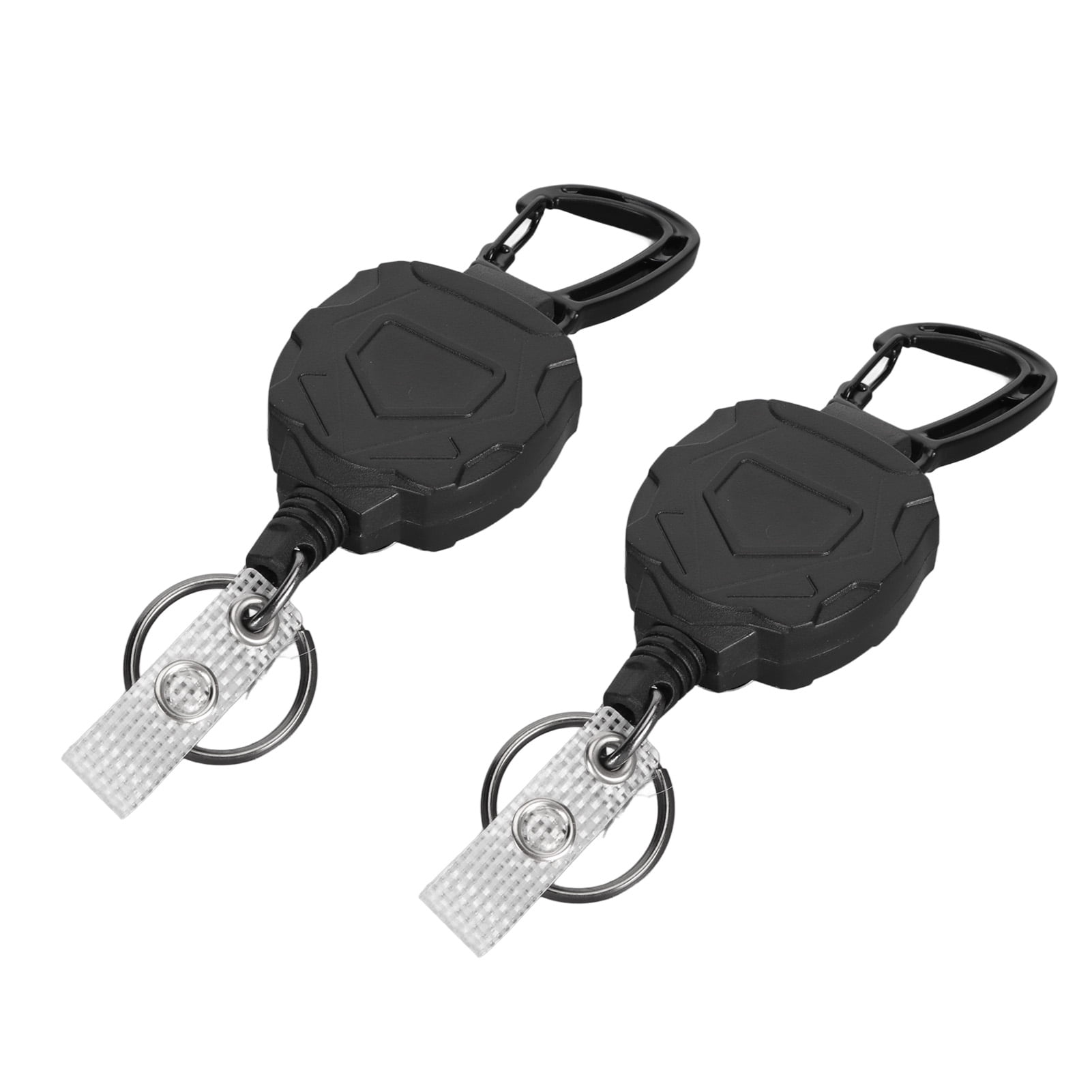 Belt Clip Key , Heavy Duty Carabiner Retractable Keychain Frosted Case