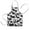 Black and Gray, variant on Black and White Halloween Doodle Pattern Kids Aprons for Girls and Boys,Adjustable Neck Strap Toddler Aprons for Kids Cooking Baking,23.6"x19"