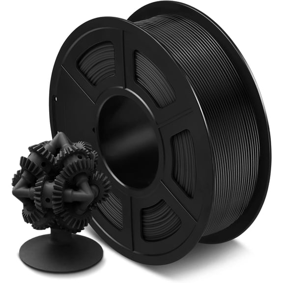 ASA Filament 1.75mm, UV/Rain/Heat Resistant Tough 3D Printer Filament, Great for Printing Outdoor Functional Mechanical Parts, 1kg Spool (2.2lbs), Black