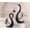 Black Couple Swan Pair( 12*6.5*16.5cm13.5*6.5*24cm), variant on Swan-themed home decor items, creative living room TV cabinet, entryway decorations, housewarming gifts, ceramic ornaments.
