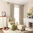 thumbnail image 2 of ACROMA Watie Adjustable Black Single Curtain Rod with Final Set for Window 84-120 inches, 2 of 5