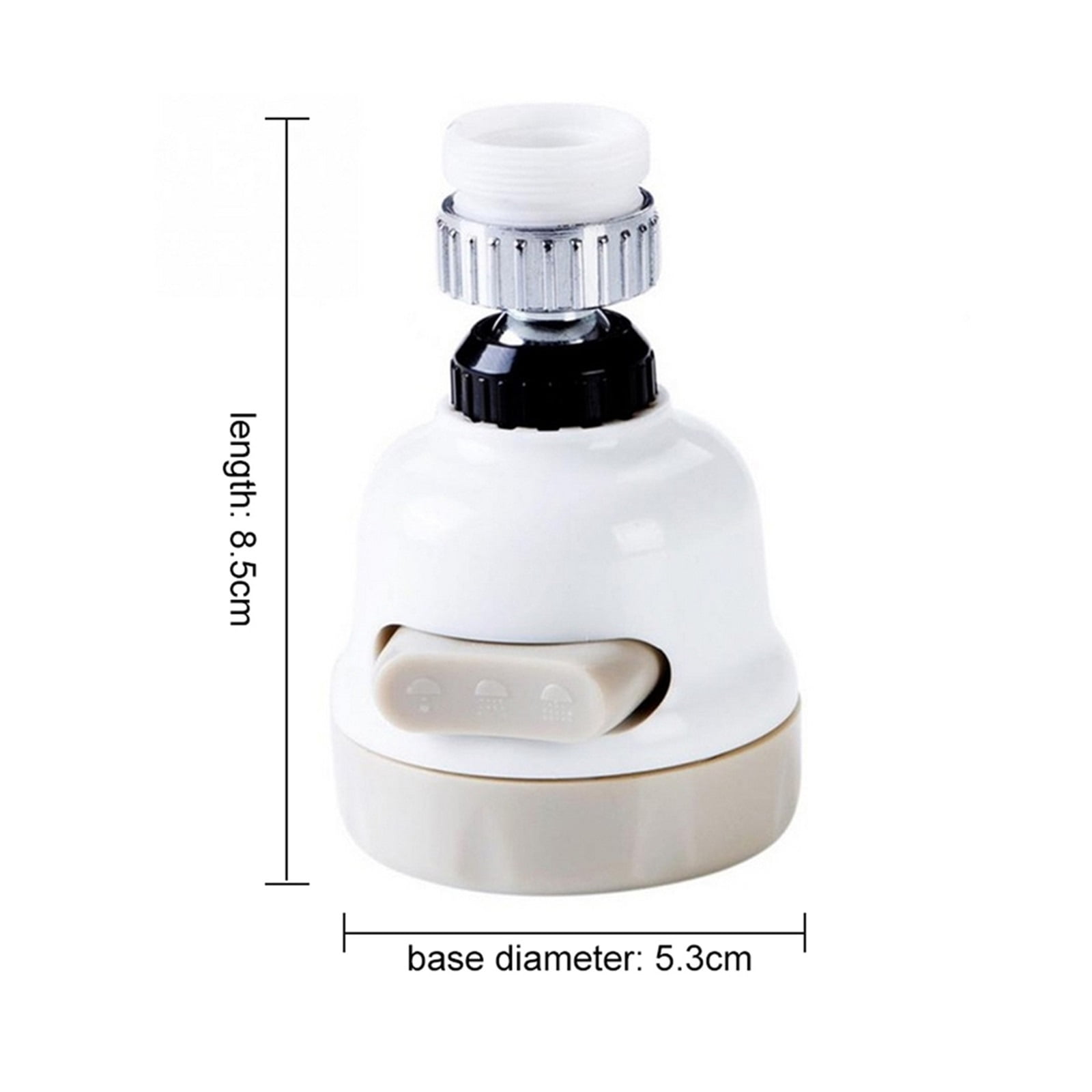 Kitchen Faucet Aerator Adjustable Three Mode Sprayer Filter Diffuser Water Saving Nozzle Bath Faucet Connector Easy To Clean ,Easy to Use