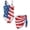 American Flag Tie Dye, variant on Lemon Butterfly Flower Pattern Girls Swimsuit with Adjustable Straps Cut Out One Piece Bathing Suit with Cover Up Skirt, Comfortable Swimwear for Kids Teens, Size 9-10 Years