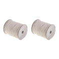 thumbnail image 2 of Guardoinrt 170M/Roll Fil de Cordon de Coton Ciré Perle DIY String Bijoux 1.5mm Beige 170 Mètres 2Set, 2 of 6