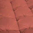 thumbnail image 3 of D.N.G. BEDDINGS Luxurious 5 Piece Pom Pom Half Pinch Pleated Comforter Set, 800 Thread Count, 100% Egyptian Cotton, White Vintage Pom-Pom Fringe Super Soft (Full/Queen Size Solid Brick Red Color), 3 of 4
