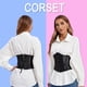 thumbnail image 5 of Corsés de entrenamiento de cintura para mujer, huesos de plástico, silueta de reloj de arena, moldeador de cuerpo, cintura de encaje, 5 of 6