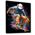thumbnail image 2 of Designart "Flowing Through the Urban on a Skateboard VI" Sports Floater Framed Canvas Print, 2 of 7