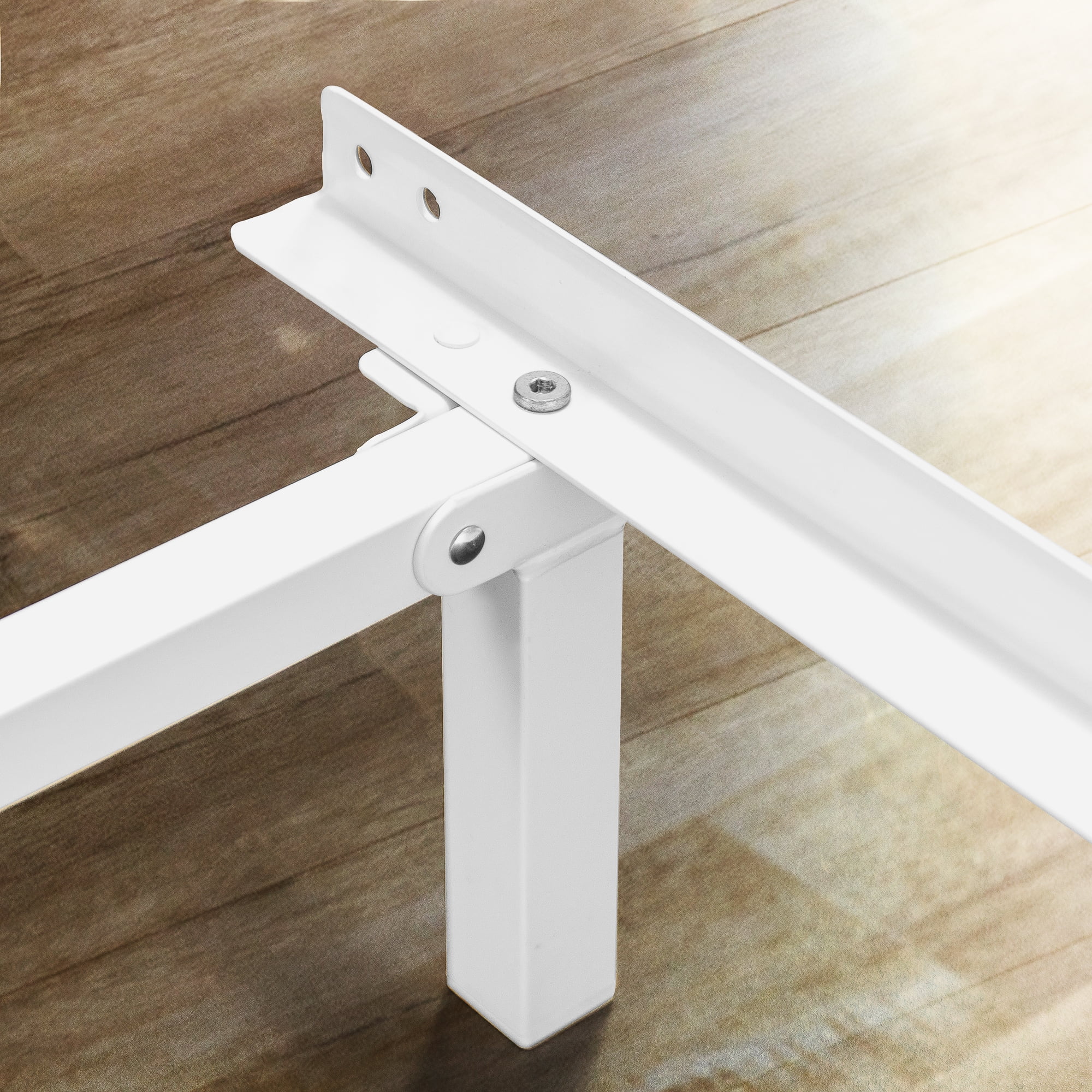 Zinus 7" Compack® Metal Bed Frame, White, Twin
