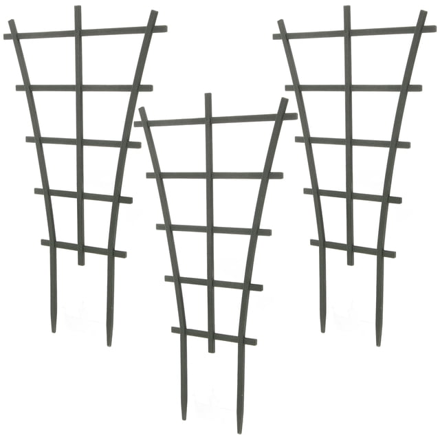 MasteelfCA 3pcs Garden Climbing Plants Support Rack Growing Vine Stand Climbing Trellis