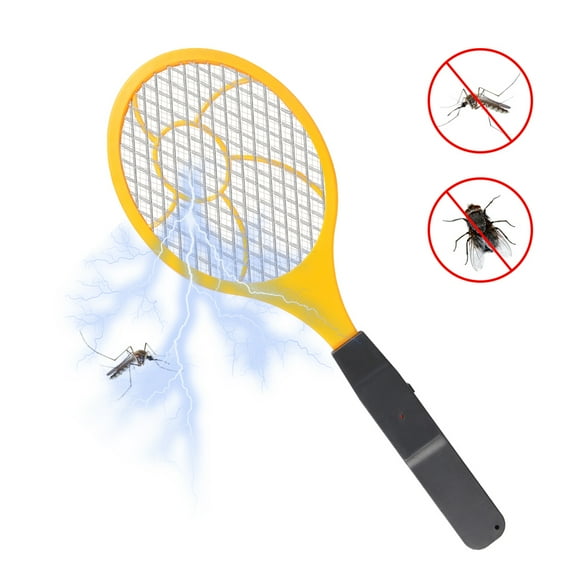 Electric Bug Zapper Fly Mosquito Zapper Swatter Killer Racket For Indoor And Outdoor, Yellow
